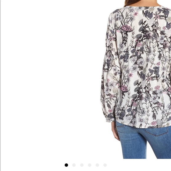 Caslon woven print top - Picture 3 of 3